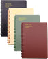 Yansanido Spiral Notebook, 4 Pcs B5 Thick Plastic Hardcover, Graph Paper, 80 Sheets - 160 Pages Journals for Study