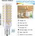 E12 Bulb Dimmable 7W 60W Bulb, 3000K T6 C7 E12 Bulb 60 AC120V Kx-2000 Bulbrite (6 Pack) LED Equivalent to Halogen Warm