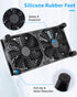 3 5V 120mm GDSTIME Quiet Router Fan Cooler with Speed Control, L/M/H, DC USB Powered Dual Computer Cooling Case Fan