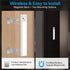 Indoor,3Color Dimmable Closet Counter 2Pack Under Cabinet Lighting Wireless,Rechargeable Motion Sensor Light Light