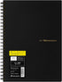 Maruman MNEMOSYNE Notebook 8.27 x 5.83 Inches (A5), 8mm ruled 24-line, 80 Sheets, Black, 1 ea. (N175) by Maruman