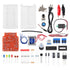 LM317 Power Supply Adjustable Voltage Regulator Kit AC-DC 110V to 1.25V-12V Output 5V 12V Voltmeter Electronic DIY Kits with Manual