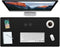 Multifunctional Office Desk Pad Mat Blotter, Non-Slip Waterproof Desk Mat Protector for Desktop (Black, 14" x 24")