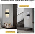 Clnutrieve Set 2,Magnetic Dimmable Rechargeable Battery Operated Wall Sconces of Wireless Led Wall Lamp, Motion Sensor