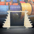 Electrical Machine Plastic Single Phase Coil Wire Winding Head Holder - 6 Layer Beige