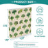 Tienchin 3 1.5 Inch, A4 200 Broccolis Celeries Ring Binder Cute Office Supplies Three Ring Binder for School Home Sheet