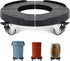 W B D WEIBIDA Trash Can Dolly Wheels Adjustable 15-19 Inch Round
