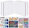 6Pcs Pegboard Wall Organizer Panels, Small Display Kits for Craft Room, Kitchen, Garage, Tool Accessories - White