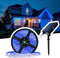 UT Solar LED Strip Lights Outdoor, 16.4ft 280LEDs, Solar Powered Blue Light