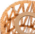 E27 4cm ABOOFAN Cylinder Lamp Shade Paper Rope Material, Fitter Khaki Faux Rattan Lampshade for Pendant Light, Wall