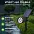 Pack 2 InnoGear Solar Lights Outdoor Waterproof Solar Garden Light for Outside Yard Landscape Lighting Pathway Spot