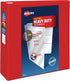 Avery Heavy-Duty View 3 Ring Binder, 4 Inch One Touch EZD Rings, 1 Red Binder, 4.5 Inch Spine (79326)