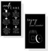 Handmade Candle Care Instruction Card - 50 Pack for Candle Makers, Black with White, 3.5 x 2 inches