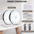 2 Pack DWEPTU Motion Sensor Night Light LED Night Lights, Dusk to Dawn Motion Sensor for Bedroom, Bathroom, Toilet