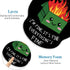 Ergonomic Mouse Pad with Wrist Support, Dumpster on Fire Design, Gaming Mousepad with Non-Slip Base