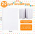 Henoyso 20 Pcs Easter Blank Hardcover Books for Kids, 20 Sheets White Sketchbooks for Story Writing