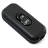 E-outstanding Inline Cord Switch On/Off Black Button Feed Cord Switch for Table Lamp Desk Light