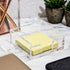 Juvale Clear Acrylic Sticky Note Holder, 3.9" x 3.9" x 1.6" Desk Accessory & Organizer for Classroom