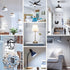 A19 LED Light Bulbs, 60 Watt Equivalent, 850 Lumen, Daylight White 5000K, E26 Base, 4-Pack