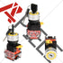 APIELE 22mm Key Switch, 440V 10A, 1NO1NC Maintained (2 Position, Latching)