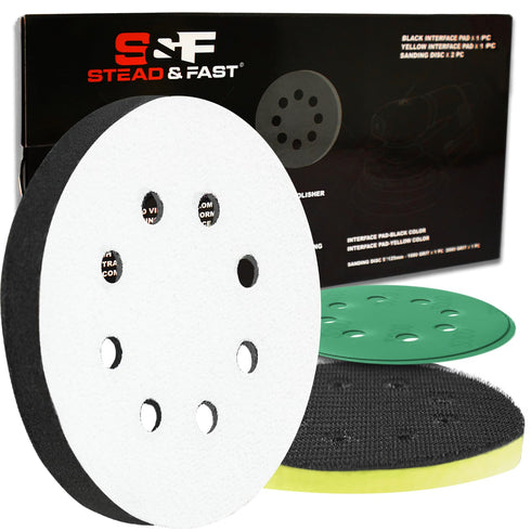 Orbital Sander Foam Pad 5 inch, Foam Sanding Pads for Orbital Sander