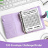 CHNLML 100 $5,050, Envelope Savings Binder, Easy and Fun Way to Save Pink