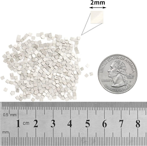 3 Grams Silver Solder for Jewelry, Precut Chips Soldering Kit, Ultra Tiny Medium Density Easy Solder