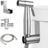 DF DUALFERV 7 Pcs Handheld Bidet Sprayer for Toilet, Stainless Steel Cloth Diaper Spray,