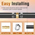 1/2 inch PEX Straight Fitting, Brass Coupling, Connect Tubing with Crimp Ring (24 pcs)