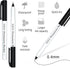 Shuttle Art Permanent Marker, 30 Pack Ultra Fine Point Black Permanent Marker set, Works on Plastic,Wood,Stone,Metal and Glass for Doodling, Marking by Shuttle Art