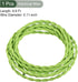 YOKIVE Twisted Cloth Covered Wire, Vintage Style Electrical Wire Replacement for Home, Bar, Party, Restaurant (Light