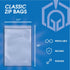 Spartan Industrial - 11” X 14” (100 Count) 2 Mil Clear Reclosable Zip Plastic Poly Bags with Resealable Lock Seal Zipper by SPARTAN INDUSTRIAL