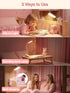 ReinHoo Light,9 Brightness+5 Light,4000mAh Cute,48 Pink Desk Lamp with Clamp Color Clip on Battery Rechargeable Desk