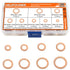 Copper Washers - 150PCS Assortment Kit with 8 Sizes Copper Metric Sealing Flat Washers