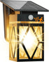 Solar Porch Lights Outdoor, Dusk to Dawn & Motion Sensor Solar Wall