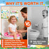 EUUBIRD 10 280 Dinosaur Potty Training Chart for Toddlers, Potty Training Sticker Charts with Reward Stickers, Potty