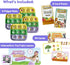 The Fidget Game Popplers, Matching Memory Game for Toddlers Early Learning & Educational Fidget Toy, Food & Farm