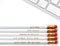 Boss Babe Inspirational Pencils, Engraved with Funny and Motivational Sayings for School and Office