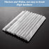 ZOFORTY 200Pcs Soapstone Pen Welding, Flat White Soapstone Refills, Professional Pencil for Welders Marking Tools