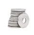 binifiMux 50pcs M6 Flat Washers, 304 Stainless Steel, 18-8, Plain Finish (OD=18mm, 1.5mm Thickness)