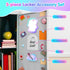 MoKo Locker Accessories Set, 5 in 1 Back to School Supplies, Magnetic Acrylic Board, Locker Mirror, Markers Holder