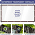 Generic Grommets, (8x20FT) Clear Waterproof Tarp with Heavy Duty Vinyl Tarpaulin, Tear Resistant Transparent Cover