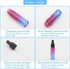 10Pcs Dropper Bottles Set, 10ml Rose Blue Gradient Glass with 5ml Plastic Droppers for Essential Oils