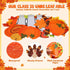 Pasimy 96 Pcs Fall Bulletin Board Decorations - Thanksgiving Classroom Cardboard Cutouts for Autumn Harvest Decor