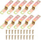 uxcell 20 Pcs Z Shape Corner Bracket, 0.4 Inch Right Angle Picture