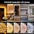 Wefomey 100ft Dimmable 24V 2700K-6500K 1800 (2 50ft) White LED Strip Lights, Bright Led Tape Light with Remote and App
