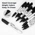 Black Low-Odor Dry Erase Markers, 150 Count, Chisel Tip for Whiteboards and Glass