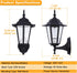 E26 60W Bulbs 2 Pack Outdoor Wall Lantern, Wall Sconce as Porch Lighting Fixture, Base Max, Aluminum Housing Plus