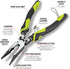 Performance Tool W86507 8-1/2" Multifunction Long Nose Pliers