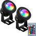 12Vmonster Color Changing RGB IP68 LED Outdoor Spot Light 12V 10W Waterproof
